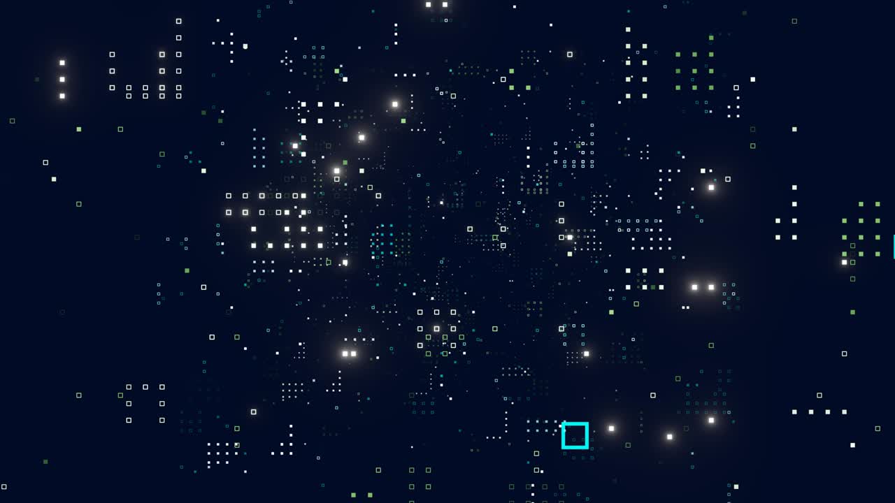 luces de neón brillantes fondo abstracto bucle sin costuras