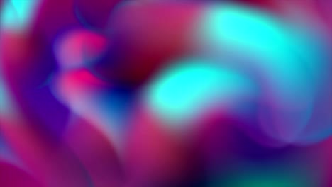 líquido holográfico ondas suaves animación de video abstracta