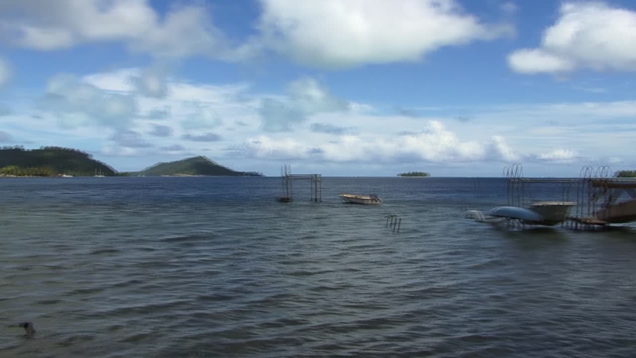 프랑스령 폴리네시아 보라보라의 오테마누 산