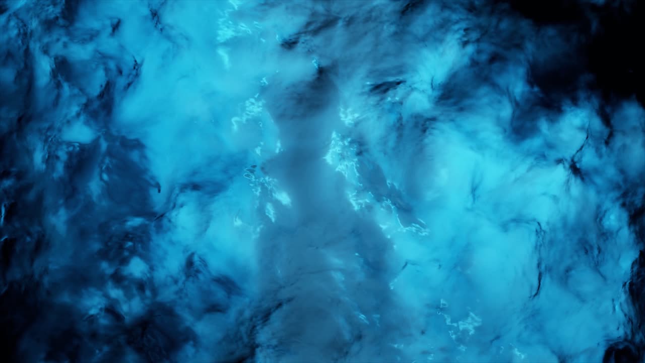 nebulosa azul abstracta