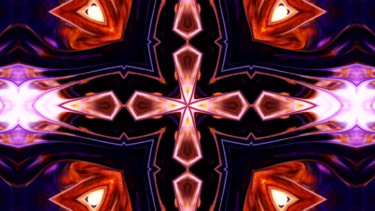 movimiento de fondo de kaleidoscopio abstractamente colorido