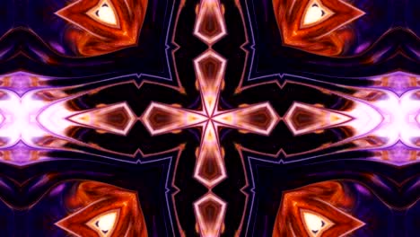 movimiento de fondo de kaleidoscopio abstractamente colorido