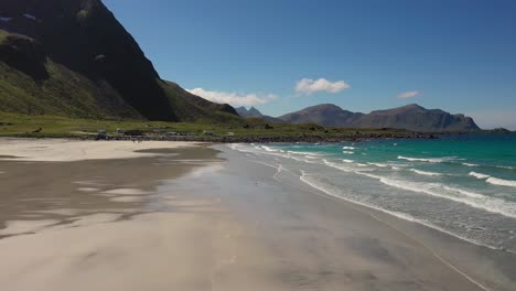 beach lofoten islands is an archipelago in the county of nordland, norway.