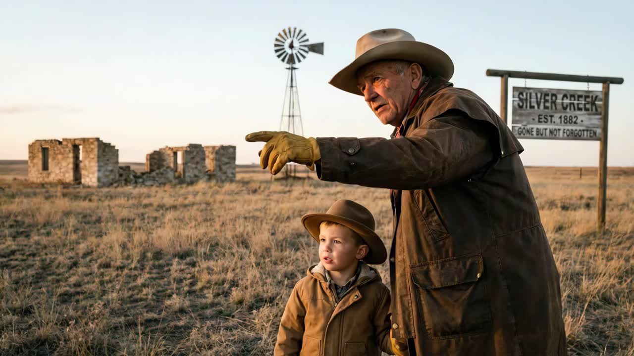 Two cowboys in the Wild West