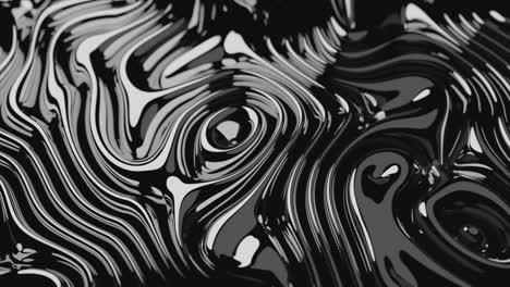 abstract black and white liquid texture