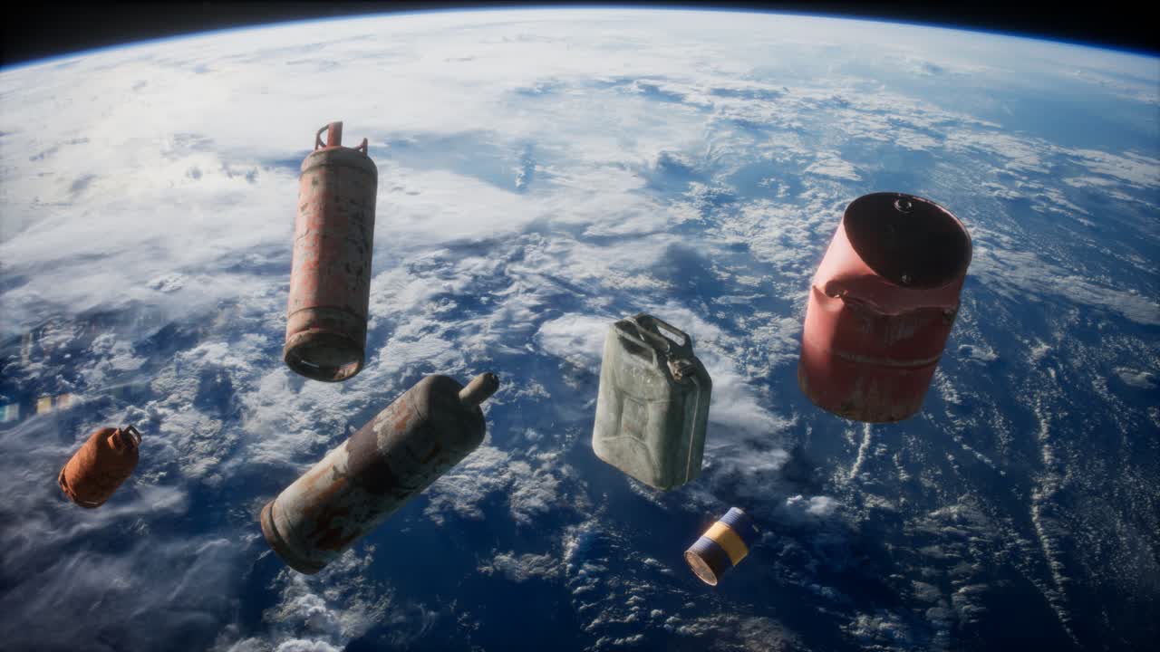 pollution of the atmosphere of the planet Earth and space