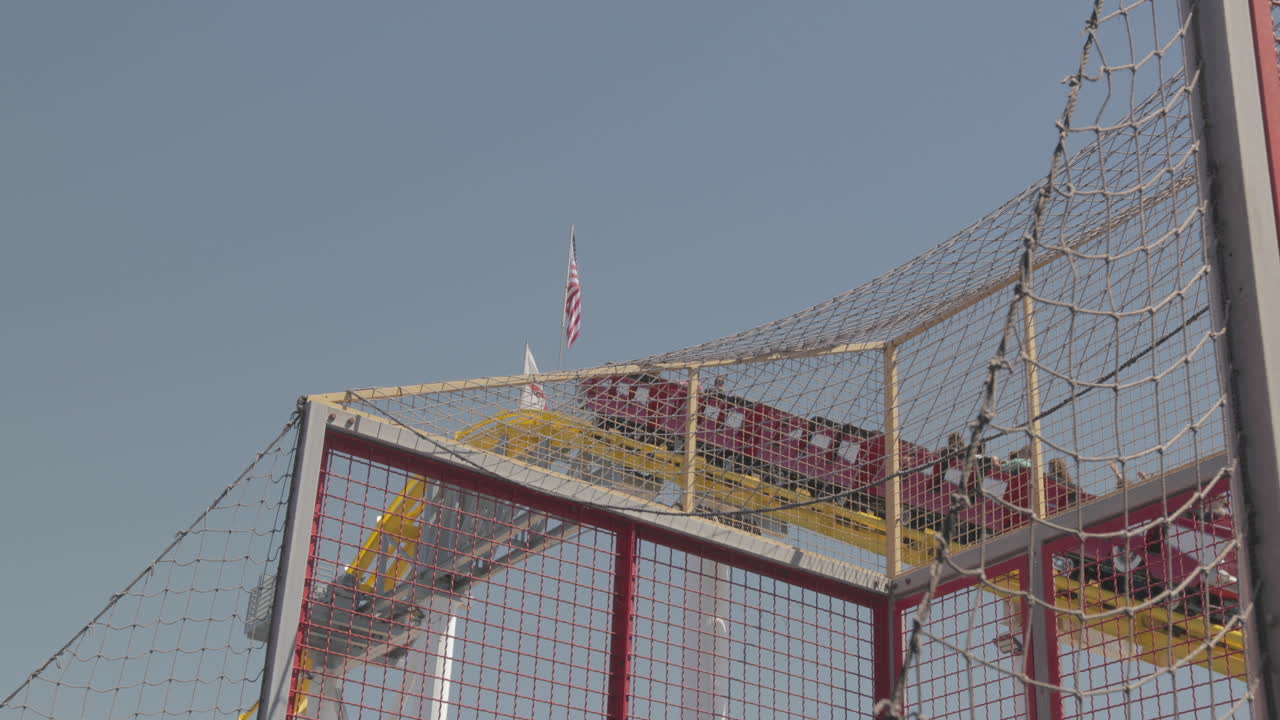 Santa Monica Pier roller coaster