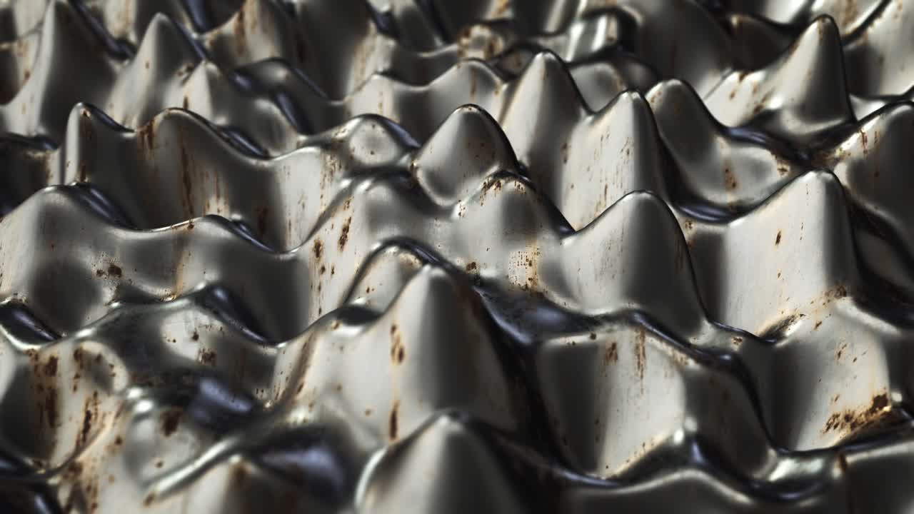 은 금속 액체 표면 루핑 배경