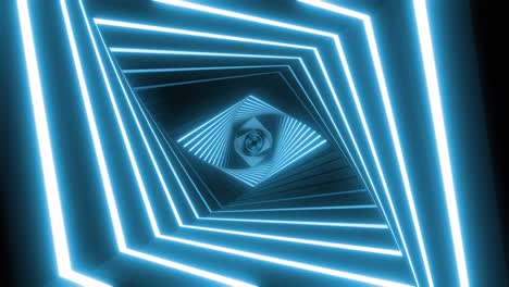 túnel de neón abstracto
