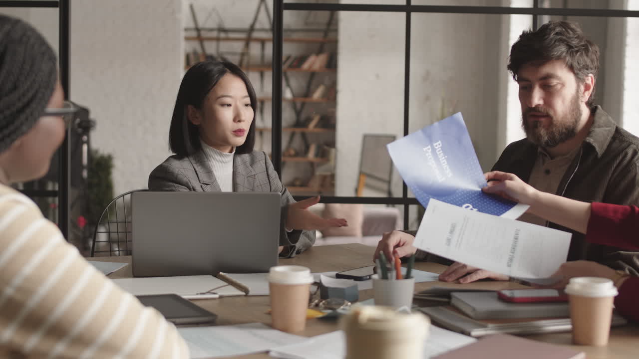 Company Management Having Business Meeting