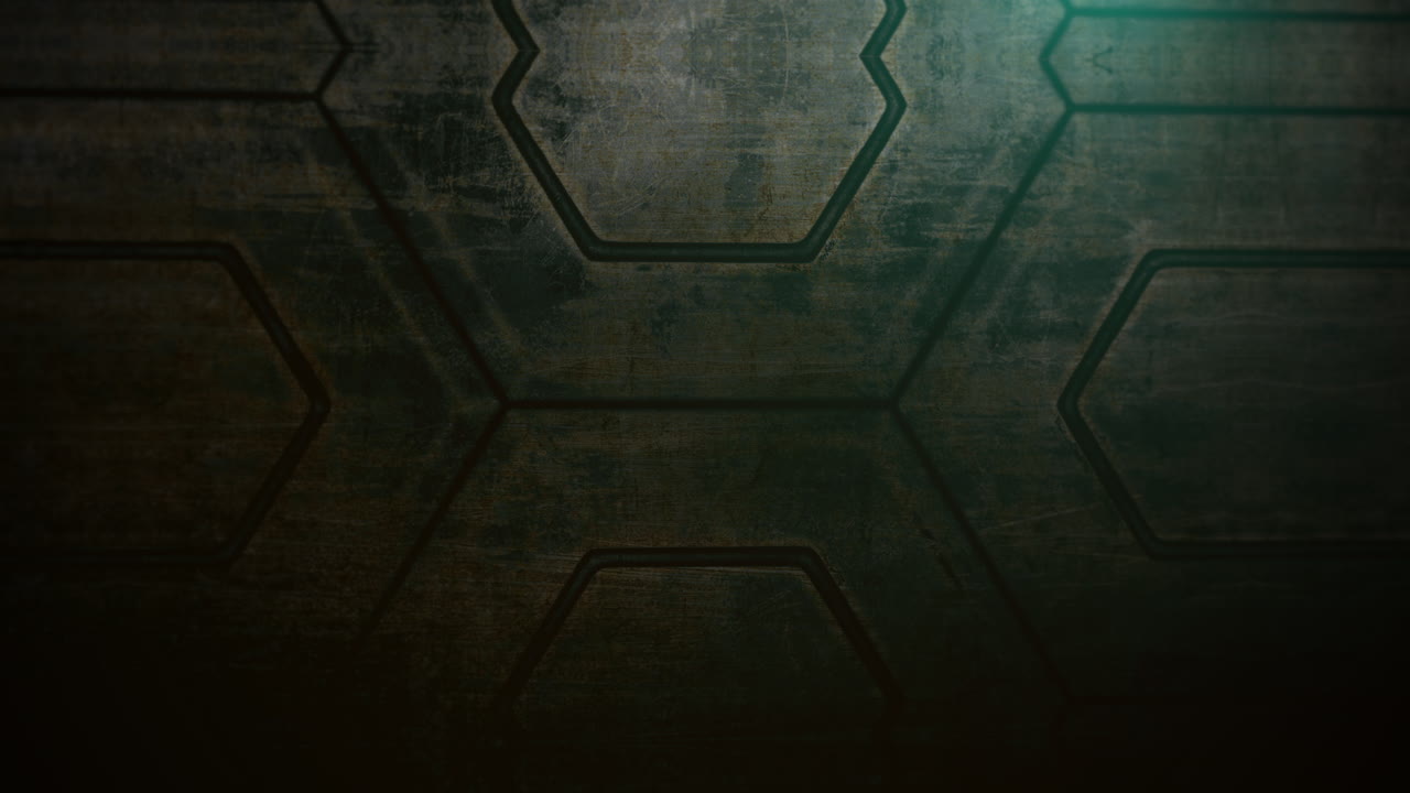 fondo cinematográfico con formas de nave espacial y cámara de movimiento 1