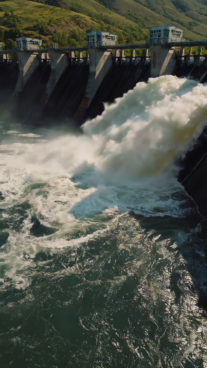 Water Spill at a Dam