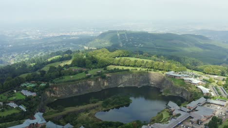 flying over hilton quarry