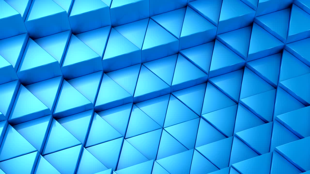 los triángulos formaron una onda