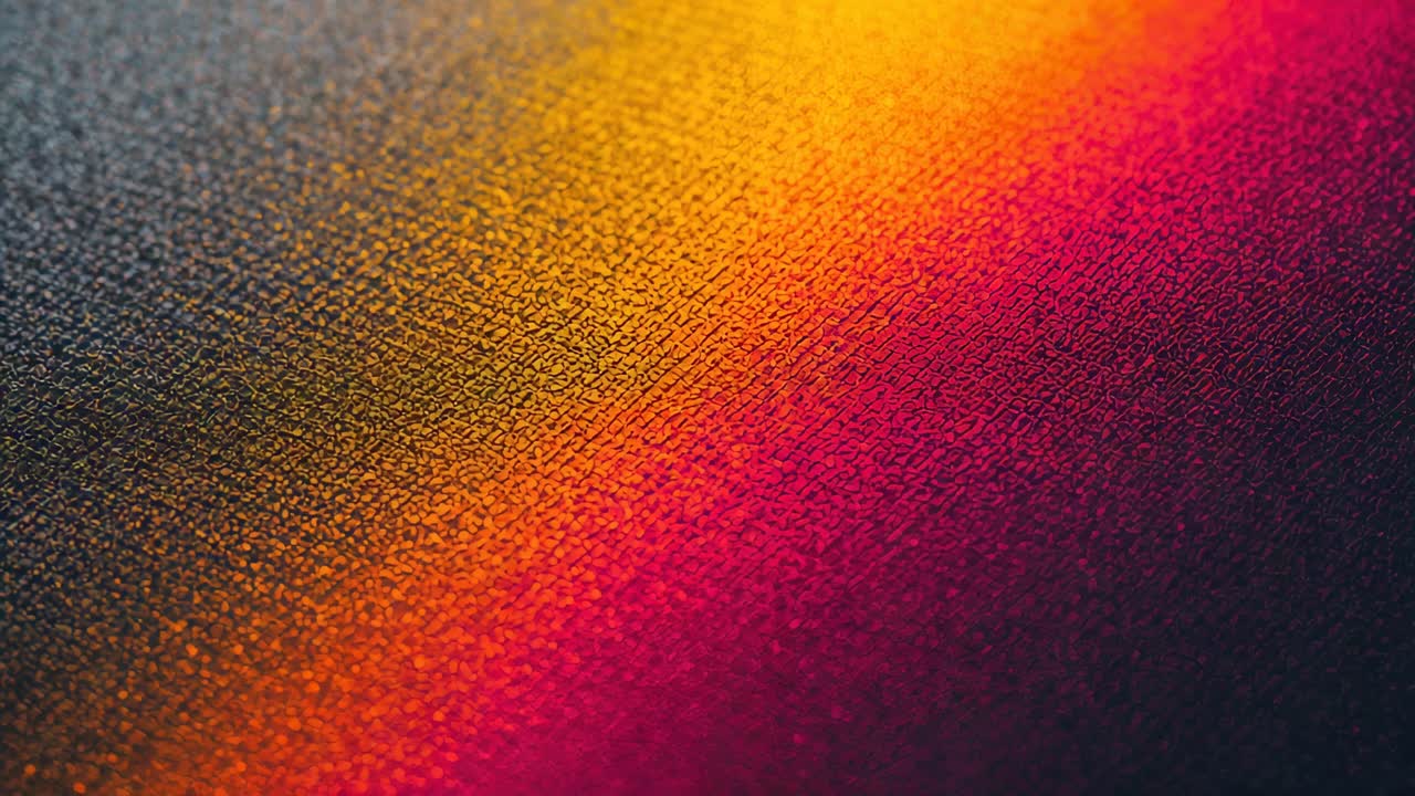 Sweeping studio light casting warm diagonal across granular surface on tabletop, revealing grain