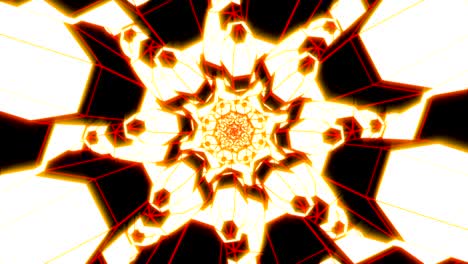 baile de discoteca y fondo de música electrónica. imágenes de bucle sin fisuras. mandala cósmica esotérica.