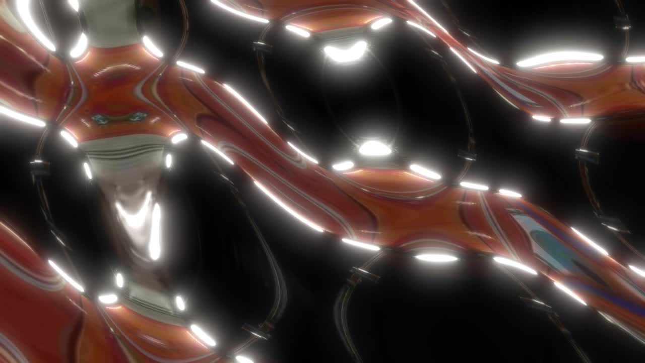 Sfondo liquido brillante in loop