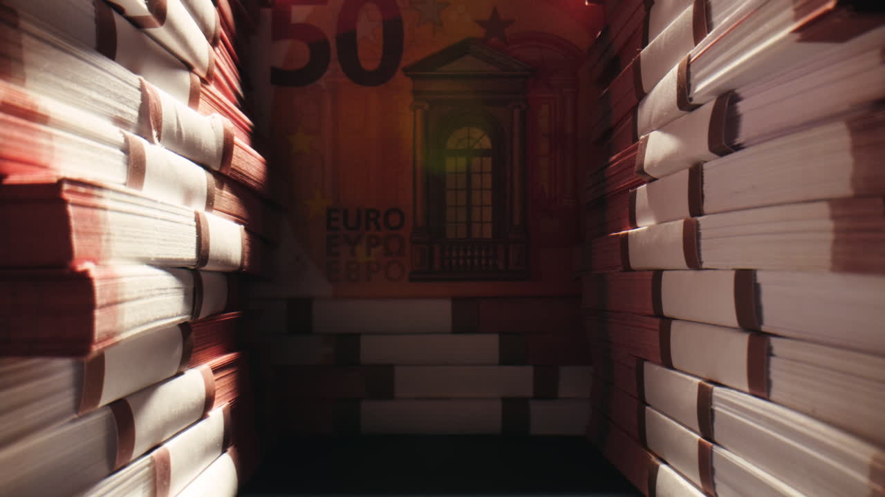 Specialised police officer Counting dollar banknotes in crime lab, conceptual image. High quality 4k footage