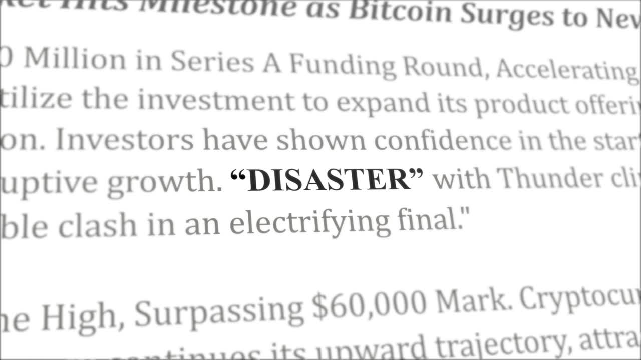 각종 기사 에서 재난 뉴스 헤드라인