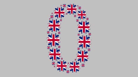 british number zero