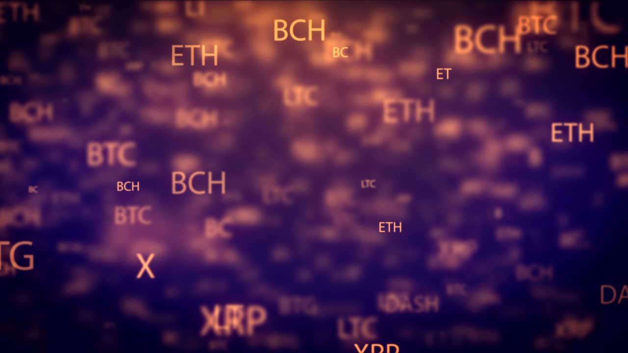 fondo de movimiento de dinero digital en bucle