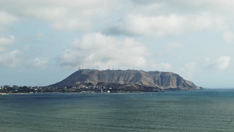 morro solar, chorrillos lima peru 4k - timelapse