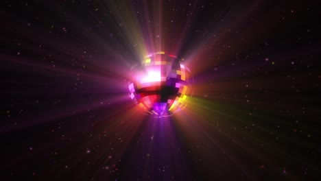espectáculo de luces de discoteca