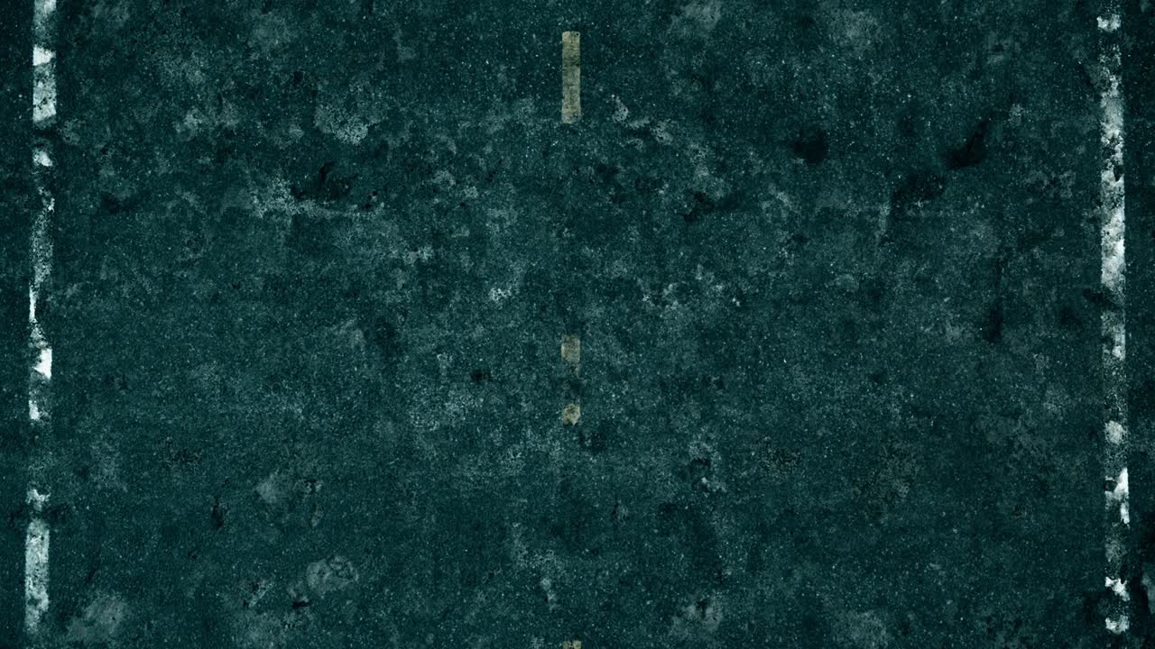 부러진, 손상된, 은 아스팔트 도로 위의 공중 사진 - 완벽한 루핑