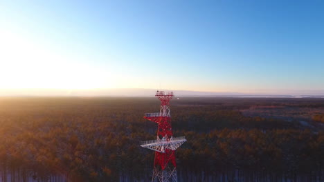 Electricity-pylon.-Transmission-lines.-Aerial-landscape-high-voltage-power-line