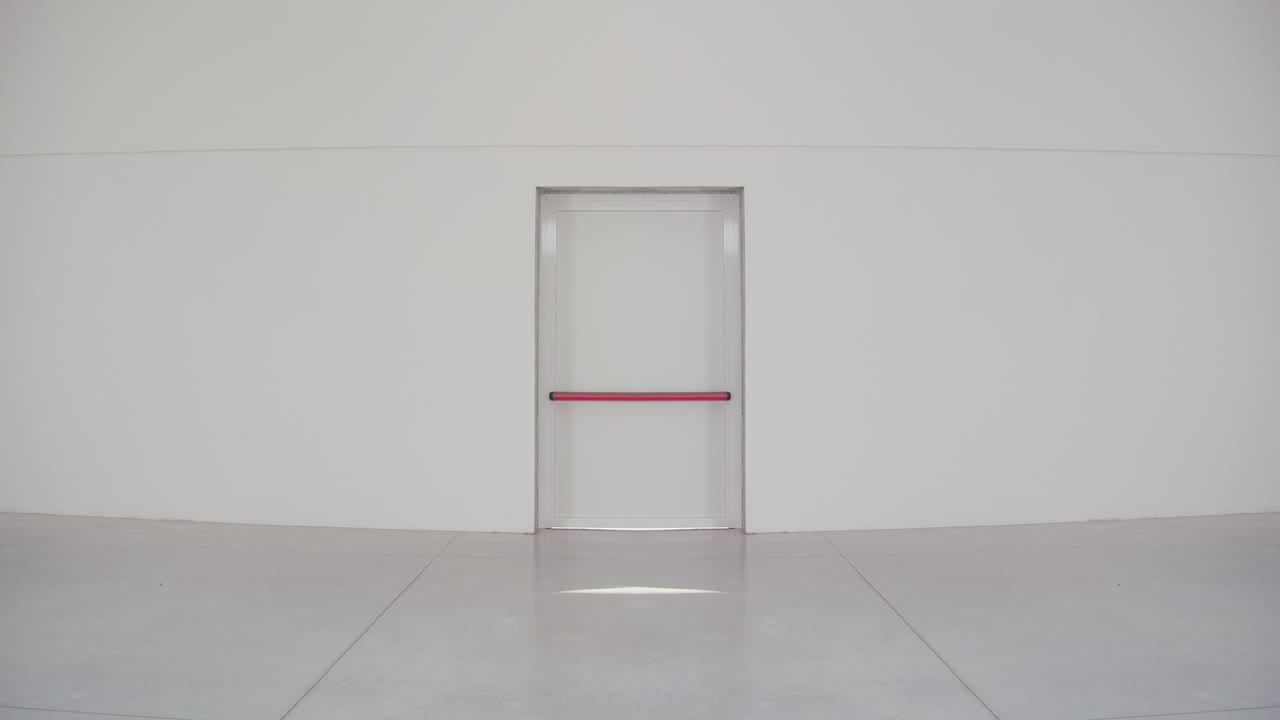 vista frontal de la puerta de salida abstracta