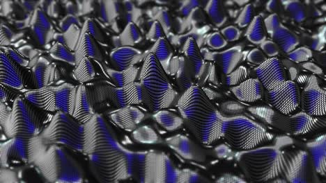 Animated-Monochrome-and-Blue-Geometric-Patterns-in-a-Loopable-3D-Abstract-Animation