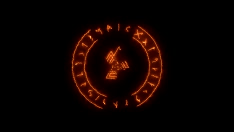 runic circle, futhark.