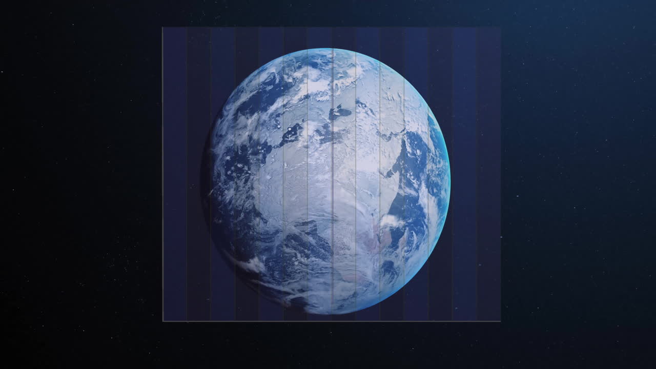 анимация цифровой обработки данных через компьютерные серверы