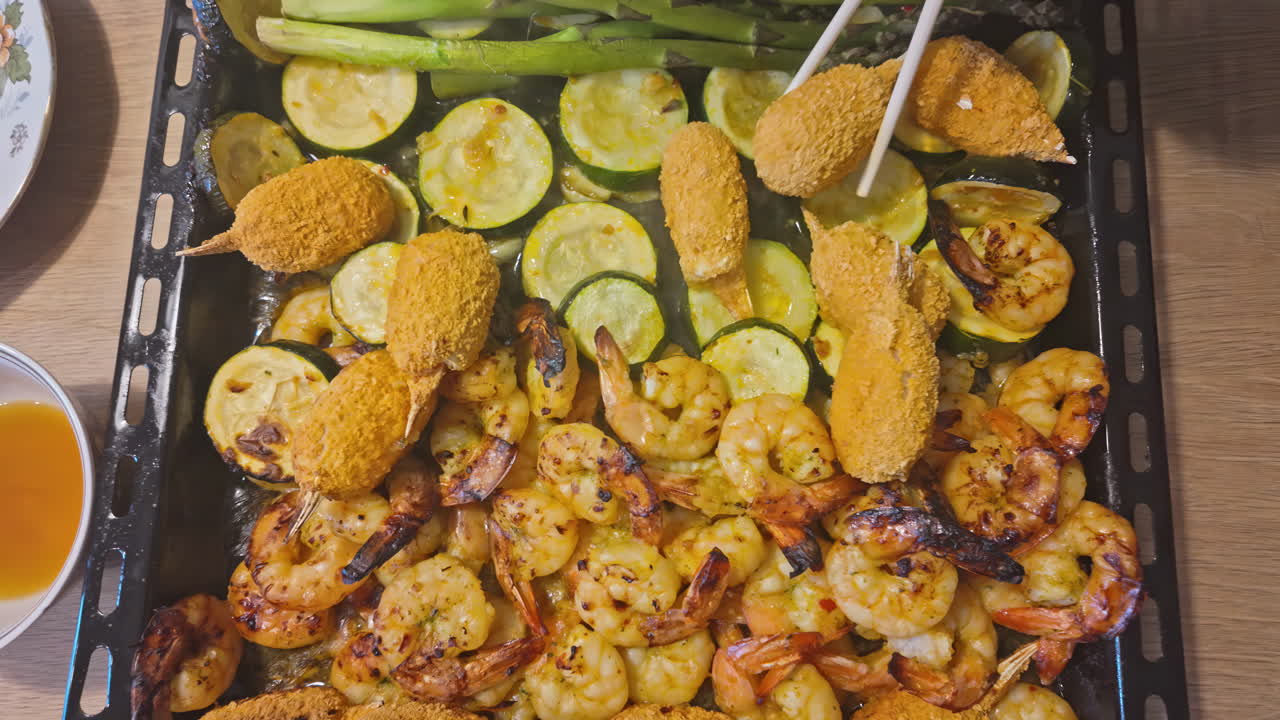 Delicious Roasted Shrimp and Vegetables