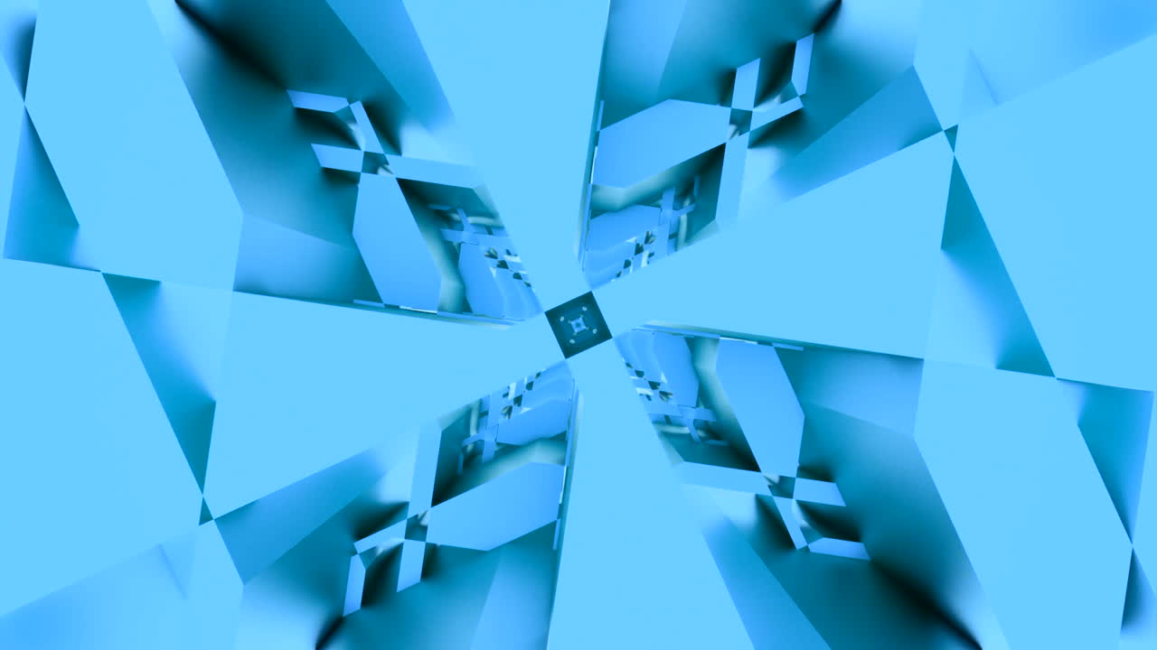 patrón geométrico azul abstracto