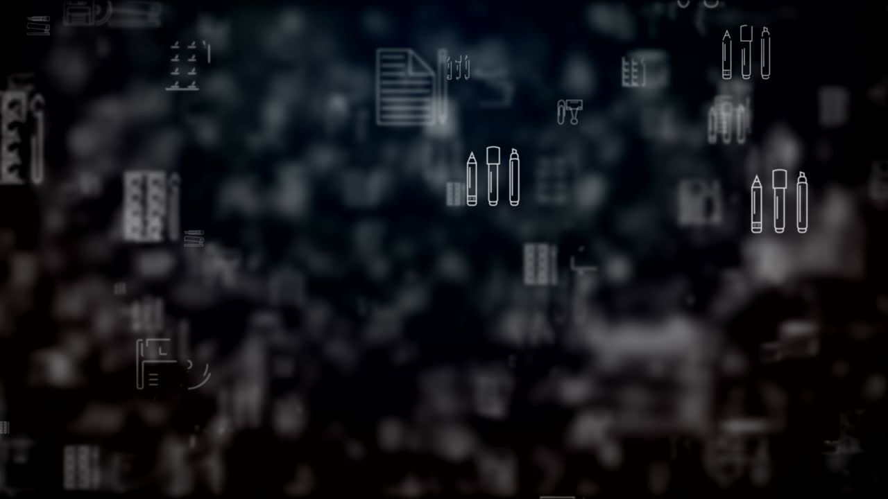 se mueve el bucle de los iconos de la oficina