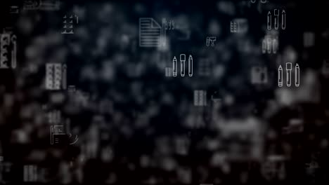 se mueve el bucle de los iconos de la oficina