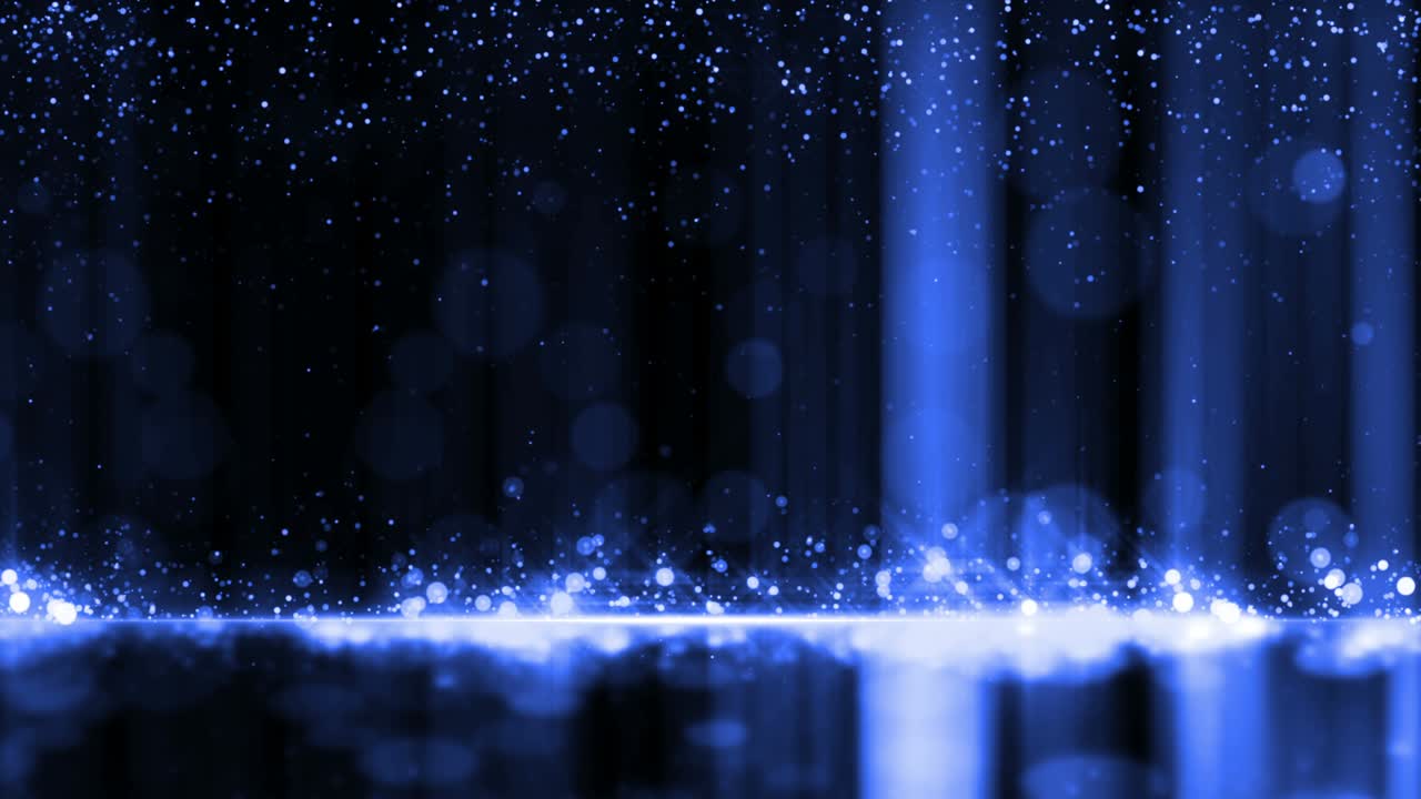 파란 빛 빛 입자 반이는 럭셔리 어워드 밤 배경