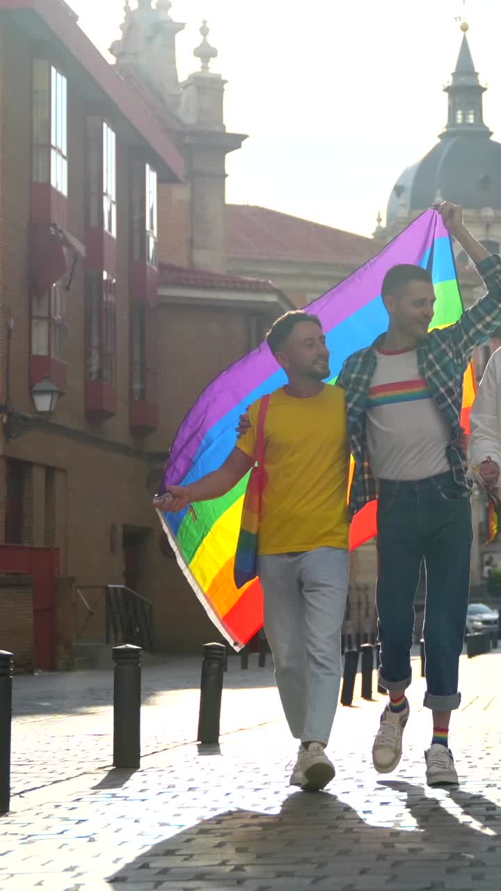 Pride Parade Celebration with Friends
