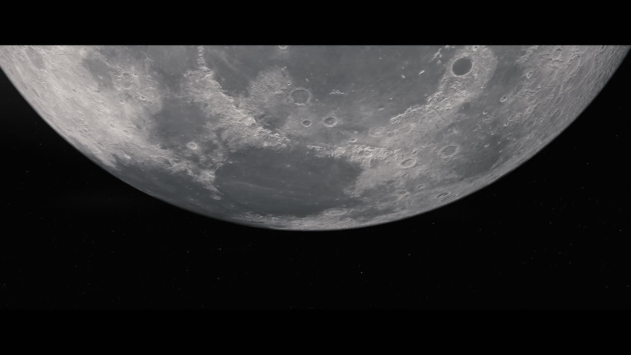 Moon viewed from space
