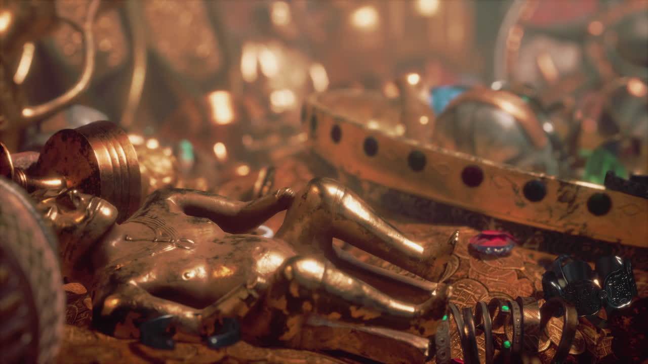 신비로운 오래된 나무 보물이 열렸습니다.