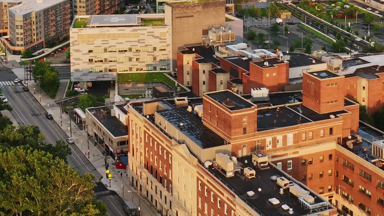 Exploring the architectural landscape of Philadelphia from above