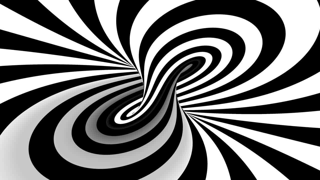 ilusión espiral hipnótica bucle sin costuras
