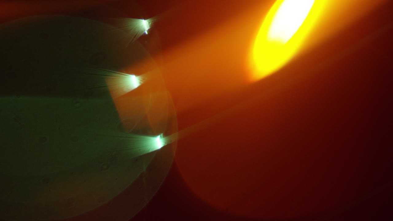 꽃걸이, 반이는, 초점 밖과 초점