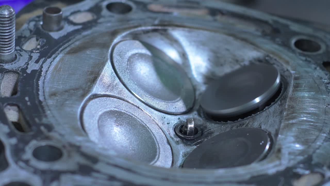 Engine Head Close-Up