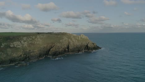 Küstenlandzunge-Im-Südwesten-Großbritanniens-Bei-Sonnenuntergang