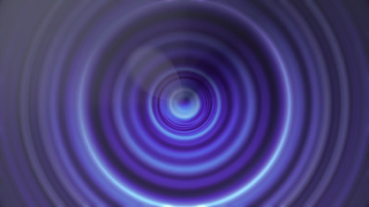 movimiento de círculos brillantes púrpuras abstractos. bucles sin costuras