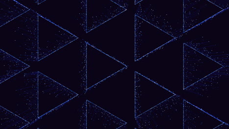 blue triangular symmetry intricate pattern of interlocking triangles