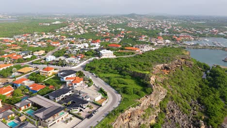 vista royal neighborhood cliffs and jan thiel in background, curacao