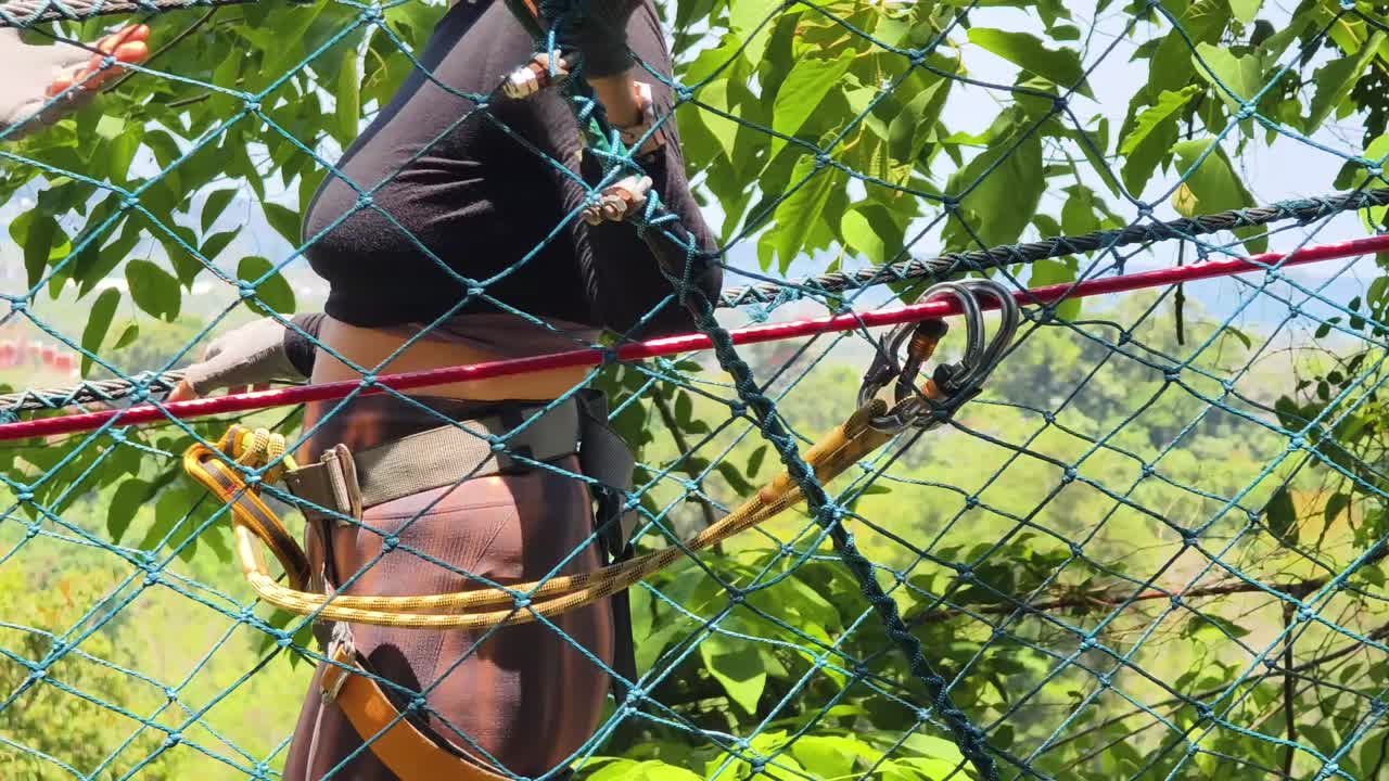 Ziplining Adventure in a Tropical Forest